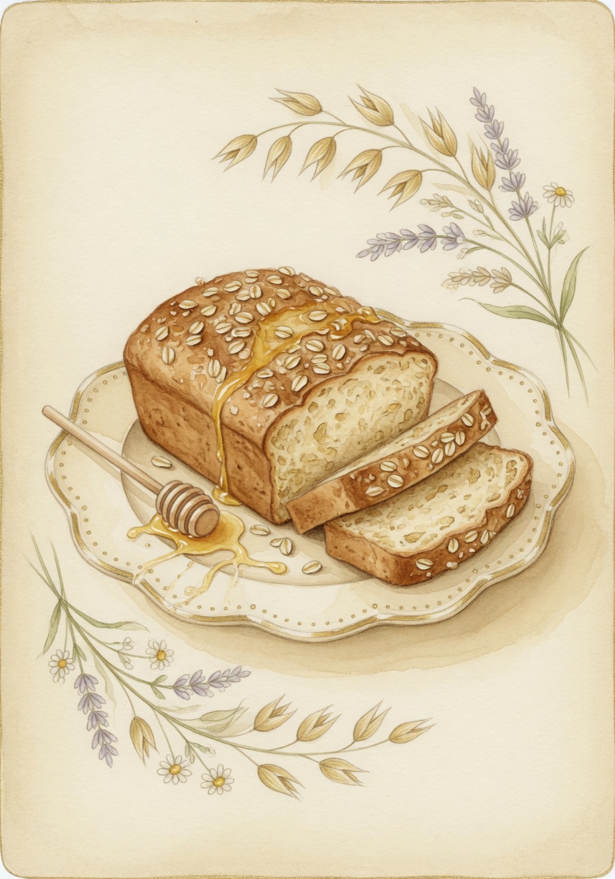 Honey oat bread